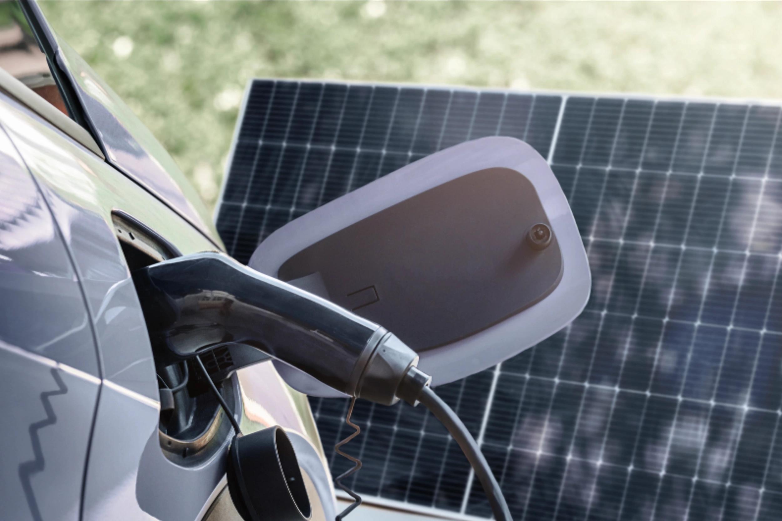 Installation de bornes IRVE photovoltaïques